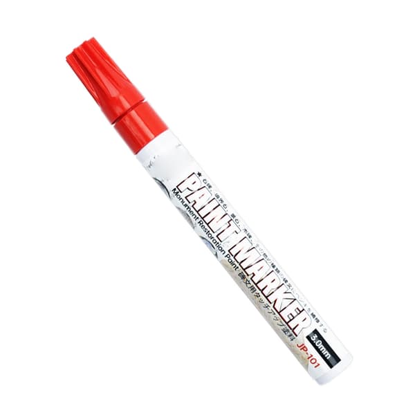 Stenmonument Målarpenna 3mm Vattentät Soltät Målarpenna För Teckning 8.5mm red