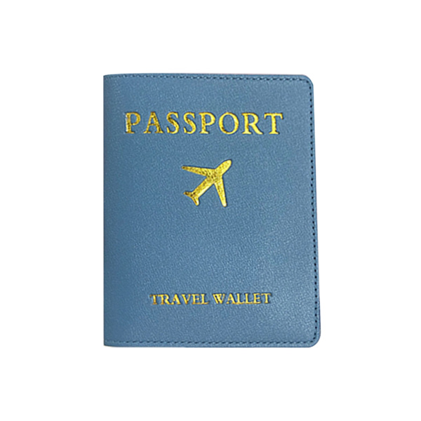 Passportholder i PU-lær med bagasjelapp for kvinner, menn, reisemoteelskere, par, bryllupsgave