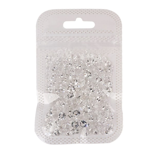 Mix Size Nagelkristaller 3D Nail Art Strass Spetsade rygg Berlocker Ädelstenar Stenar för Naglar Dekoration Smink Kläder Skor