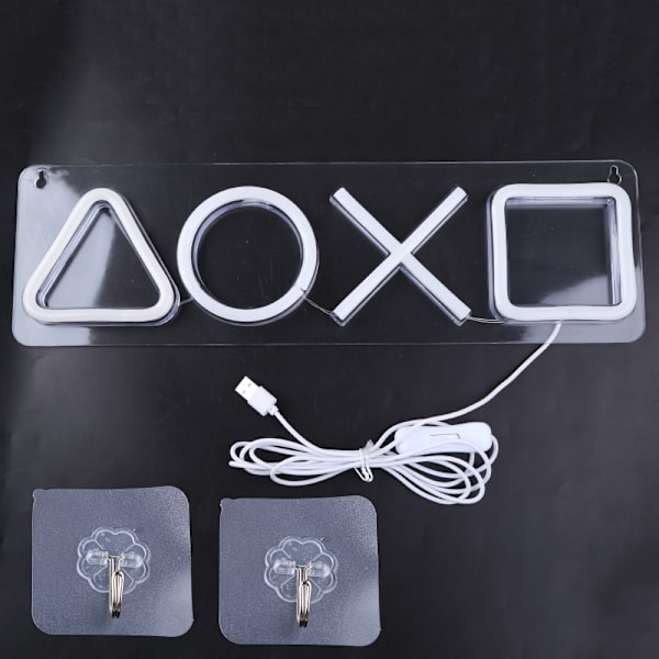 Neonskyltar för Sovrumsväggdekor USB-driven Strömbrytare LED Neonljus för Spelrum Vardagsrum Tonårsrum Gamer Rumsdekoration