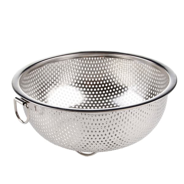 Rostfritt stål Kök Hål Tät Mesh Sifter Durkslag Sil Siktkorgar