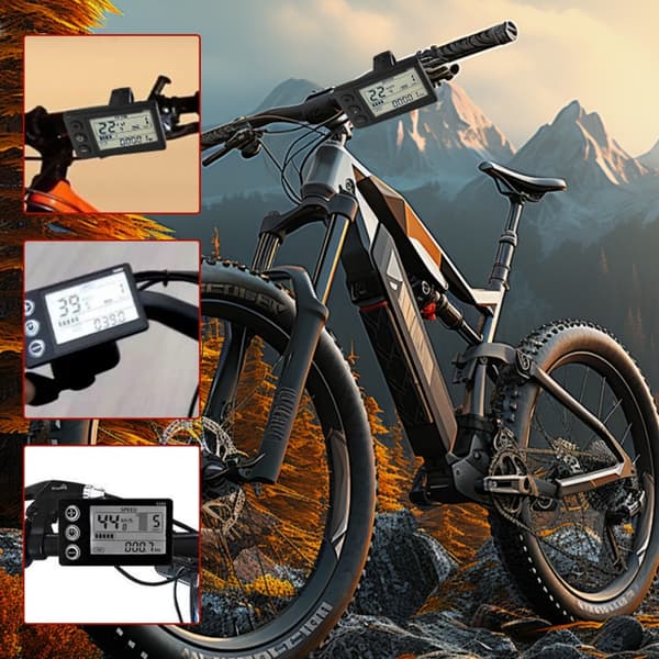 Ersättnings sinusvågor borstlös motorstyrenhet med LCD-displaypanel