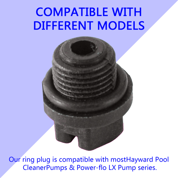 1/2/3/4-pack dräneringspluggar med O-ringar för Hayward-pumpar Exakt ersättningsartikelnummer SPX1700FG för Hay-ward 3 sets