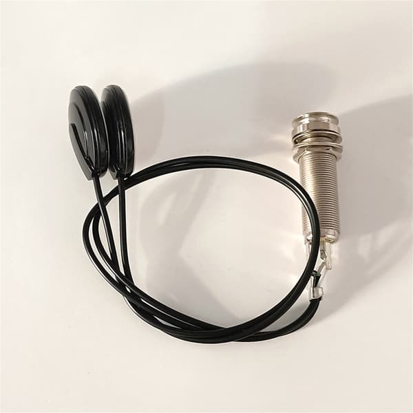 Gitarr Bas Ukulele Instrument Mikrofon Pickup Transducer med 6.35mm Jack