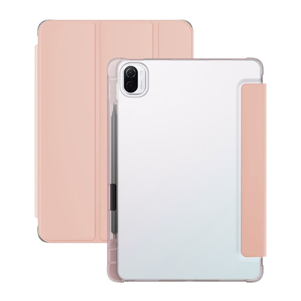 för Case för MiPad 5 Pro Cover med penna för case för Mi Pad 5pro11 tum för Smart hopfällbar stötsäker Pink