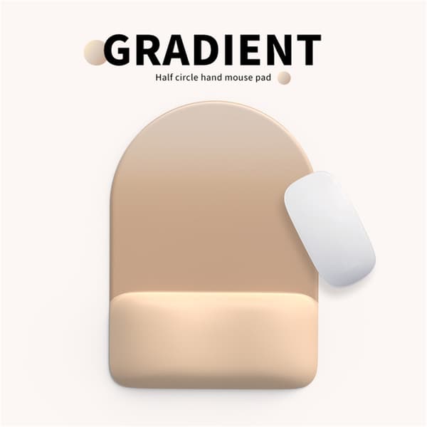 Ergonomisk Gradient Musemåtte med Hukommelsesskum Håndledsstøtte Skridsikker Base B