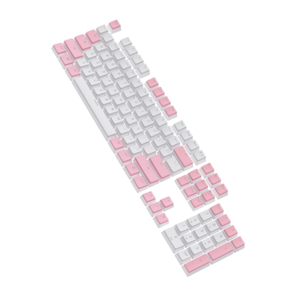 104 nycklar Pudding Keycaps OEM Profil Double Shot PBT Bakgrundsbelysning Keycaps för mekaniskt speltangentbord Cherry Mx Switch 5