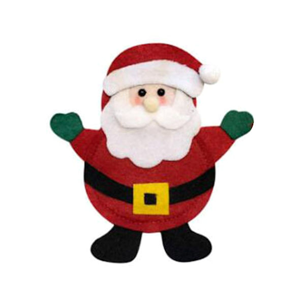 Jul Bestickfodral Väska Tyg Tomte Snögubbe- Älgformad Bestickpåse Röd Jultillbehör Partydekor