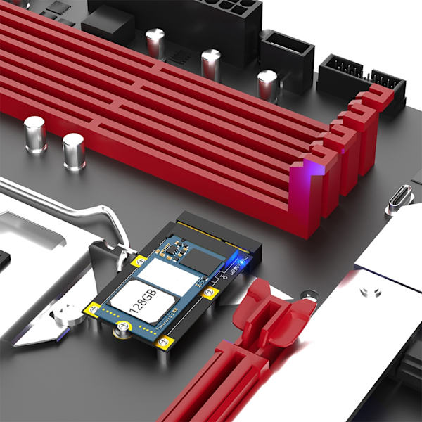 MSATA til M.2 Key B Adapter til 2230/2242 SSD'er Kort M.2 B Key til mSATA