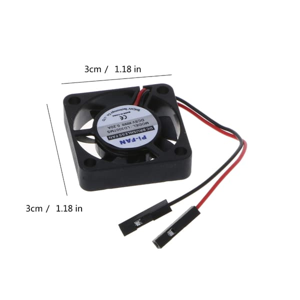 DC børsteløs vifte for 3//2/B+ LD3007MS 3CM kjøling 30mm DC3.3V/5