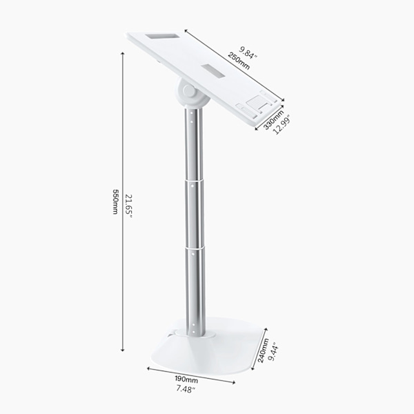 Bärbar bärbar datorstativ Ergonomisk datorstativ Justerbar bärbar datorfäste