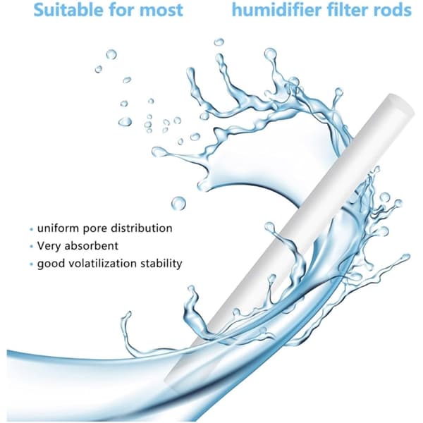 50 stk. Bomuldsfilterstænger Udskiftningssæt til Bærbare USB Mini Luftfugtere