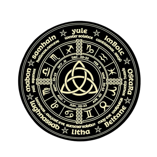 Astrologi Pendler Matte Musematte Gummi Divinasjonsmatte for Skrivebordsdekorasjon