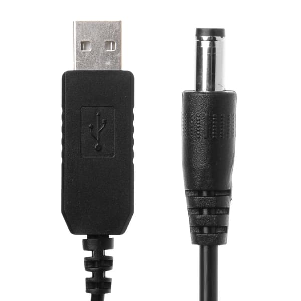 USB 5V til 8.4V strømforsyningskabel til cykel LED forlygte 18650 batteri P