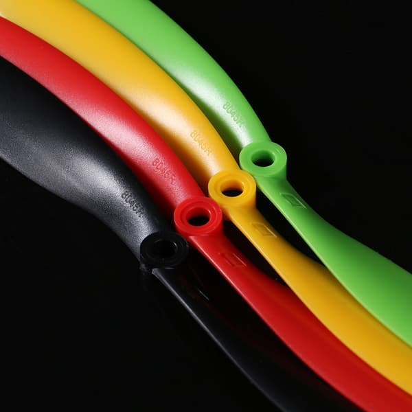 2 stk. plastik 8045 propel CW CCW propeller til RC Quadcopter Multirotor fly Red