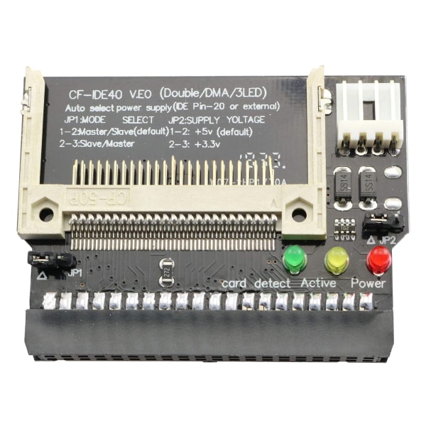 IDE till CF Adapter Expansion Card 40Pin 3,5-tums IDE till CF Compact Flash Card