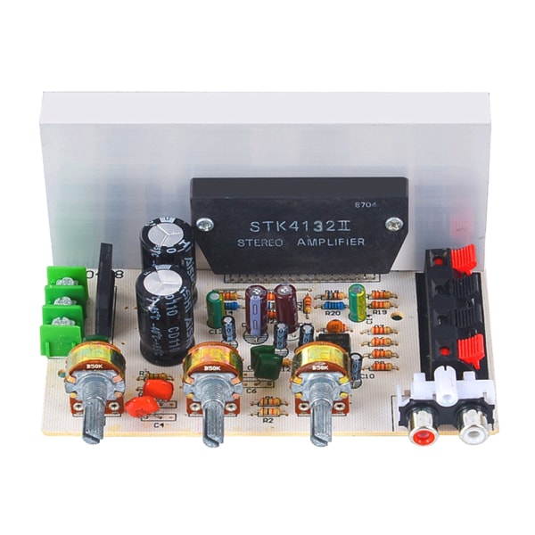 DX-0408 2.0-kanals STK tjockfilmsserie power 50Wx2 DIY power Kit Double AC15-18V