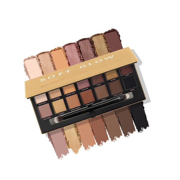 Professionell ögonskuggspalett med 12 nyanser för bröllopsfester och högtidsmakeup
