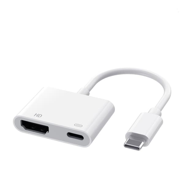 USB C 3.1 10Gbps til 4K60Hz adapterkabel med rask PD100W-lading