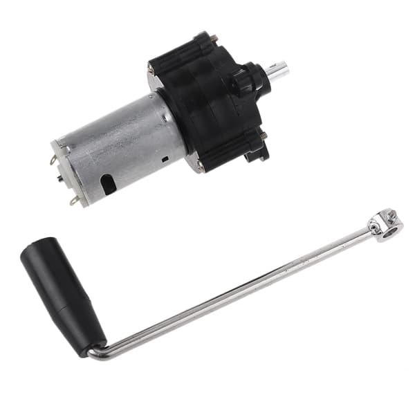 1 stk. Miniatyr Håndsveiv Nødstrøm Dynamo Motor