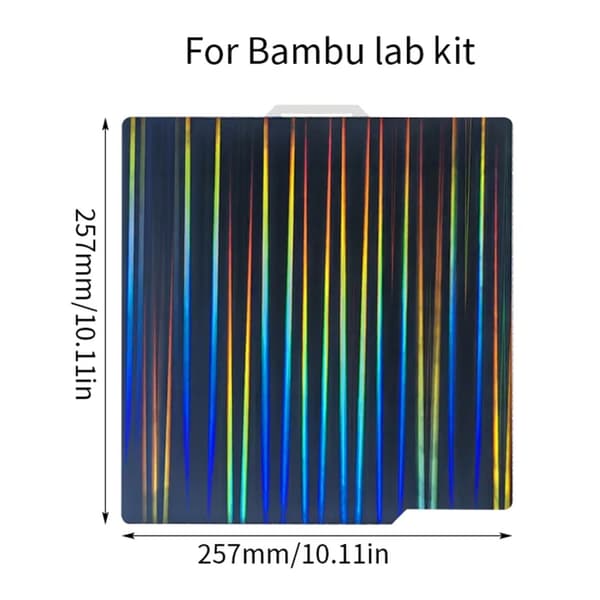 Rustfri stålplate for Lab P1S/X1C Dobbeltsidig PEY Stålplate