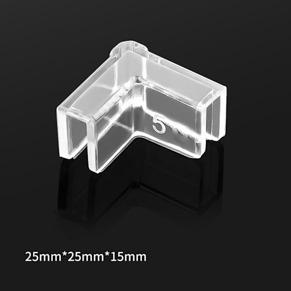 4 STK Fish Tank Edges Protector Clear Fish Tank Support Tools Clear Aquarium Fish Tank Glas Cover Protector Enkel installation 8mm