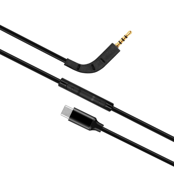 Kvalitets Udskiftningskabel TYPE C til 2,5 mm Kabel til B&W P7 Hovedtelefoner Forlængerledning Nyd Klar Lyd DAC Dekoder Chip