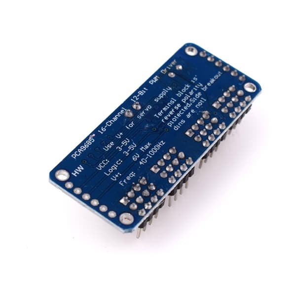 2 stk. PCA9685 16-kanals 12-bits PWM servomotor driver grensesnittmodul