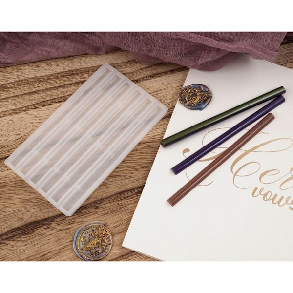 Färgglada halvrunda vaxstick form Handgjorda långa vaxstift Aroma ljusform Form Enkel konstdekor 3