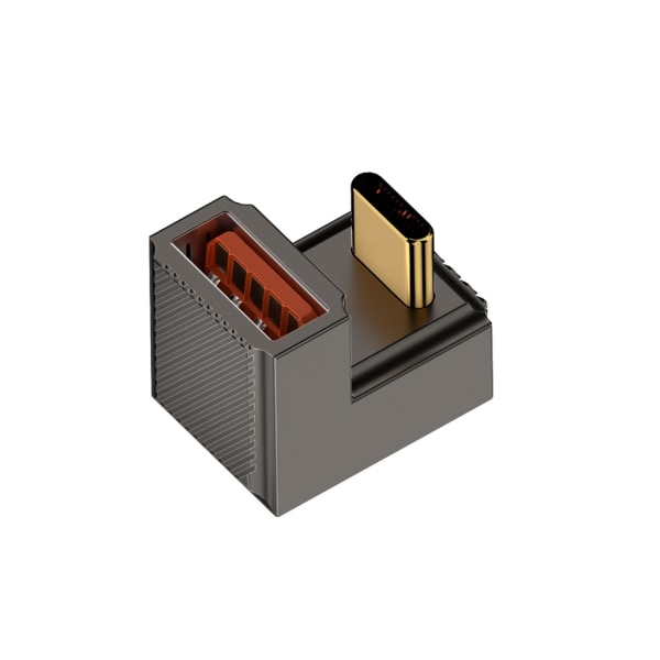 Portabilitet USB C Hane till USB3.1 Hona Adapter Laddare 10Gbps Dataöverföring 120W 6A Power Snabbladdning A female to C male