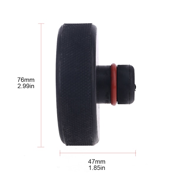 4 st Domkraftsstöd Pad Adapter Slitsad Skydd för