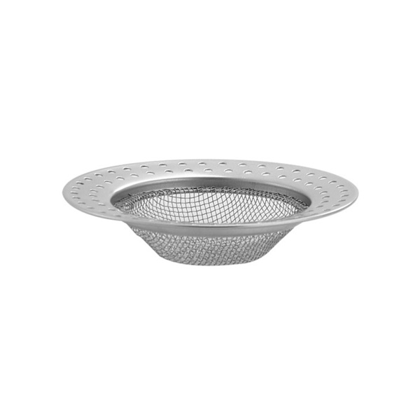 Handfat av rostfritt stål Avloppssil Hårfångare Mesh för badrumskök Enkel att installera Universal 90mm