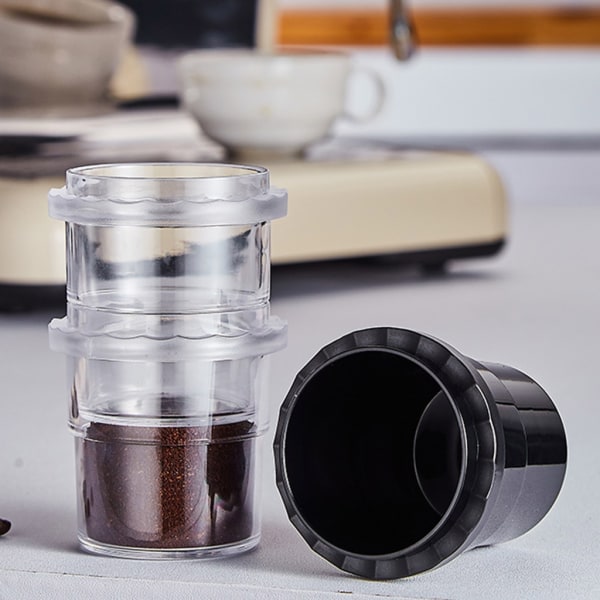 Transparent doseringskopp Plast Espresso doseringskopp kompatibel med 58 mm portafilter Espressomaskintillbehör Clear