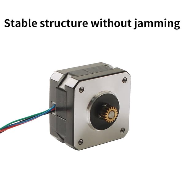 Ekstrudermotor for Neptune 3 Plus sirkulær stegmotor flat aksel
