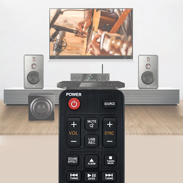 AH59-02615E Ersättningsfjärrkontroll AH5902615E för Soundbar Sound Bar-högtalarsystem TW-J5500 TW-J5500ZC TW-J5500ZX