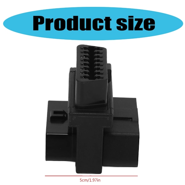 Plug Play Connector 16 Pin Han til 2 Hun for Effektiv Diagnostisk Udvidelse