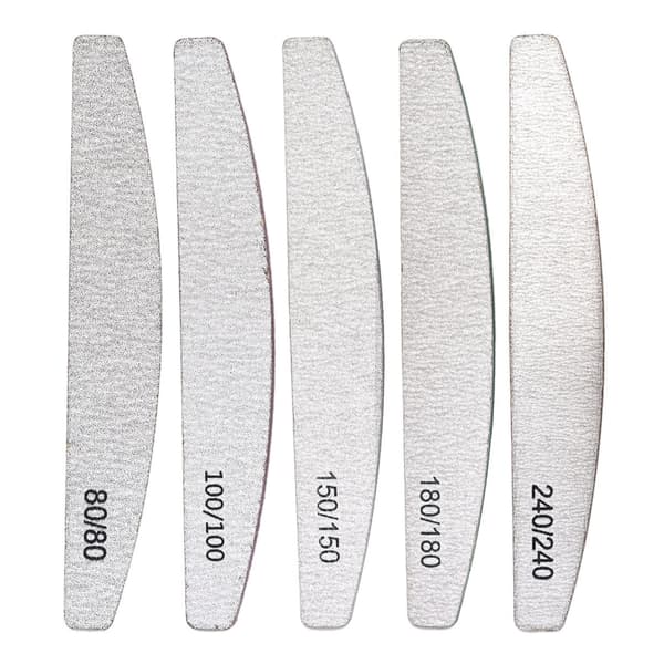 5 stk. EVA neglefilsæt Dobbeltsidede Emery Boards Kompakte rejsemanicureværktøjer