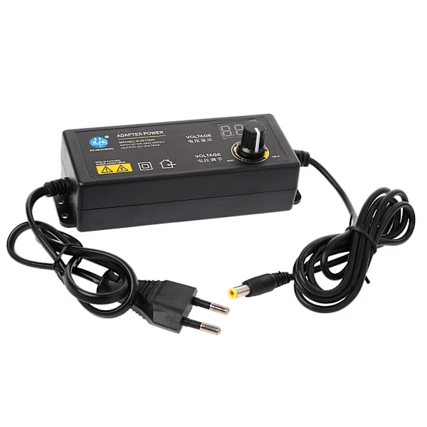 60W 3-24V Justerbar Adapter Med Skærmvisning Af Spænding DC5.5x2.1/2.5mm