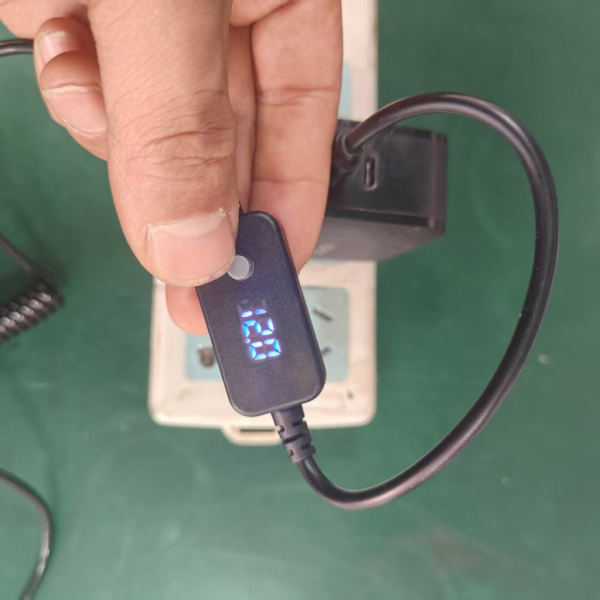 5V til 20V USB C til Biloplader Stik Kabel til DashCam og LED Lys