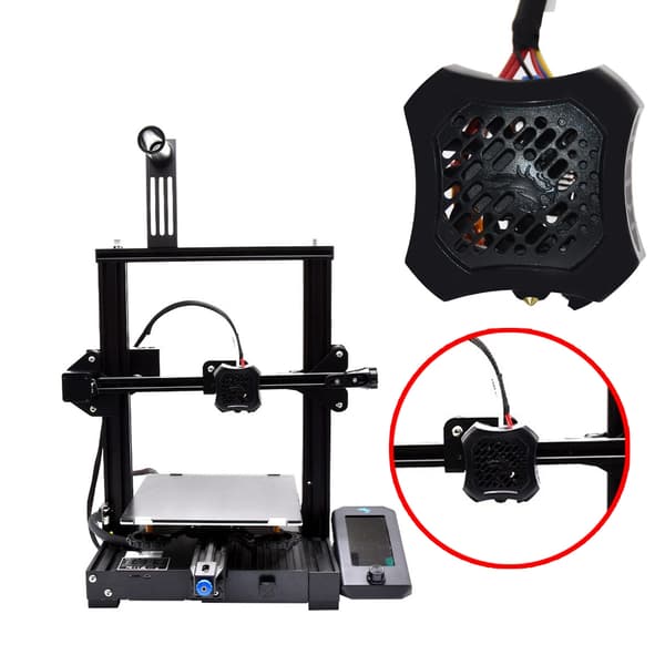 3D Printer Ekstruder Samlet Dyse MK8 Hotend Kit Komplet Sæt Til Ender3 V2