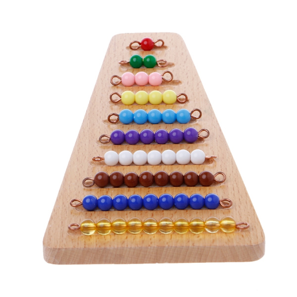 Montessori Matematiikka Materiaali Helmiportaat Matematiikkalelu Lasten Varhaiskasvatukseen