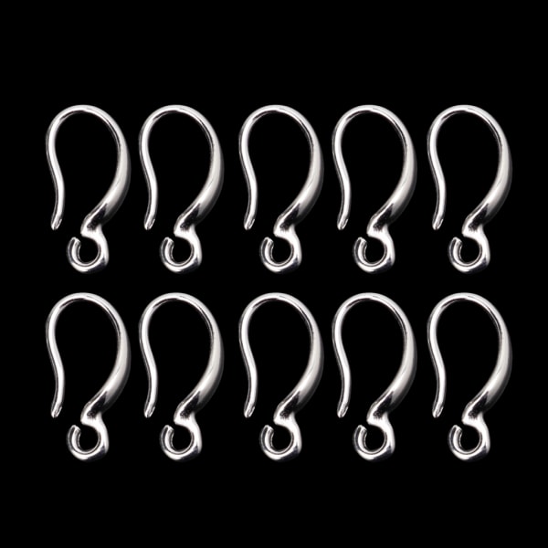 10 st Örhängekrokar Franska Örhänge Örhängetillverkning Delar Juveler Gör-det-självtillbehör Kit Smycken Örhängetillverkning Hantverk