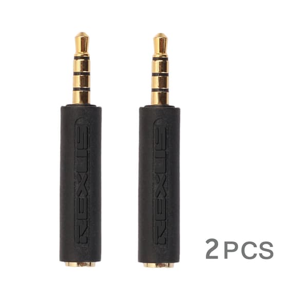 2 stk. CTIA til OMTP Headset Lydadapter 3,5 mm Øretelefonkonverter