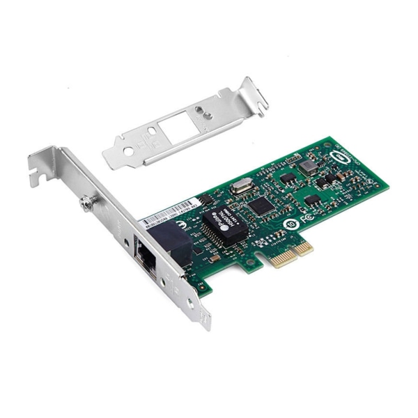 Högpresterande Single-Port PCIe X1 Rev1.1 Gigabit- Ethernet-kort 82574L nätverkskort 10/100/1000 Mbp för stationära datorer