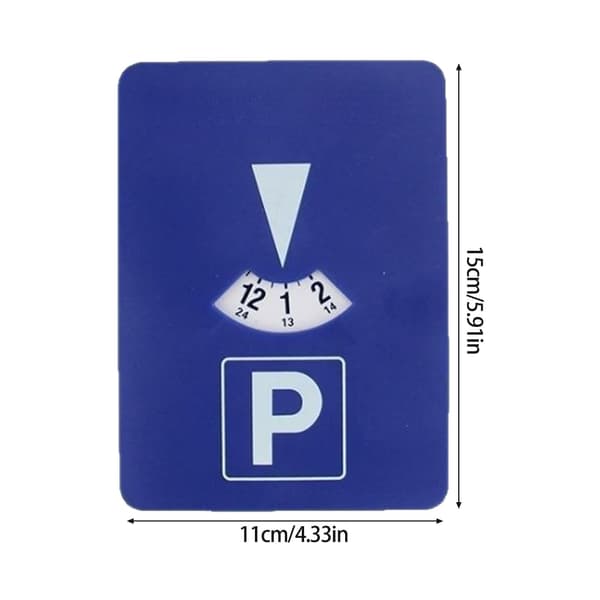 Stöttålig bilparkeringstidmätare digital display kompakt design
