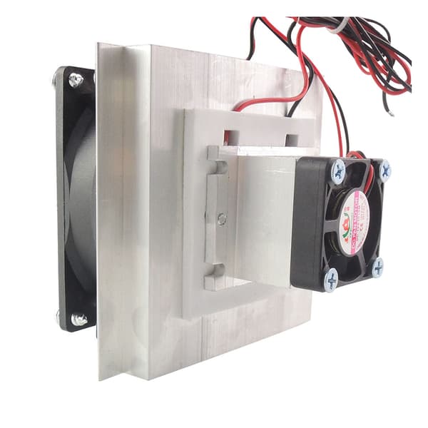 DC 12V halvleder luftkølingsenhed radiator med ventilator termoelektrisk køler