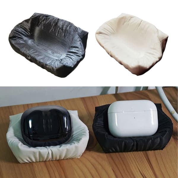 3D-printet sofalignende etui til høretelefoner til Pods 1 2 3 flere modeller skrivebord Black