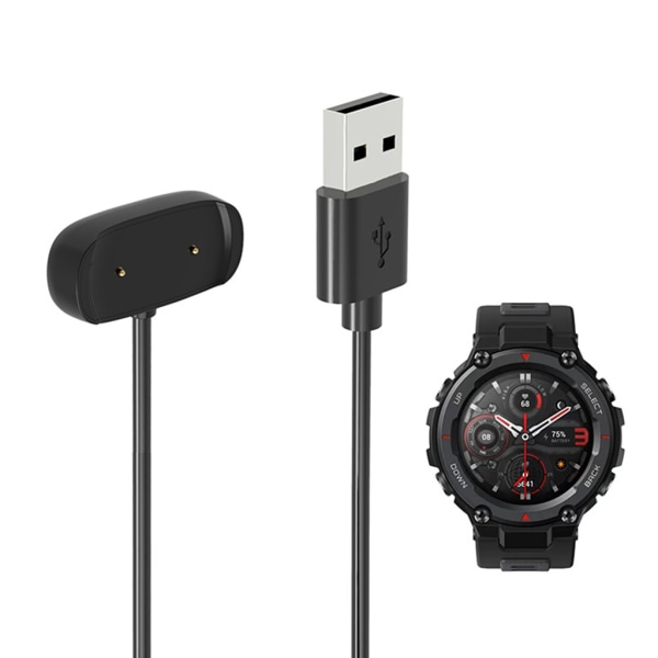 Vagga USB laddningskabel Dockhållare Magnetisk power Ställ Laddarfäste Kompatibel för Amazfit TRex Pro