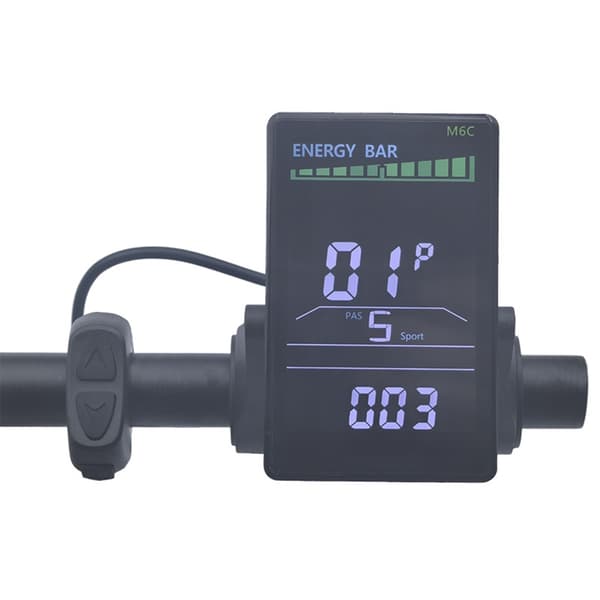 Elektrisk Sykkel LCD Display Måler 24V 36V 48V 52V 60V Kontrollpanel Vanntett