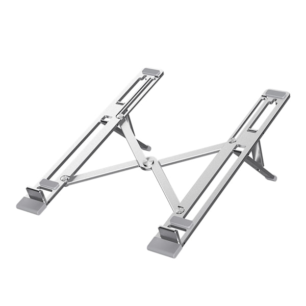 Bærbar Laptop Stand 4 Højdejusterbar Ergonomisk Aluminium Riser Platform Super Stabil til 11-17\" Laptops
